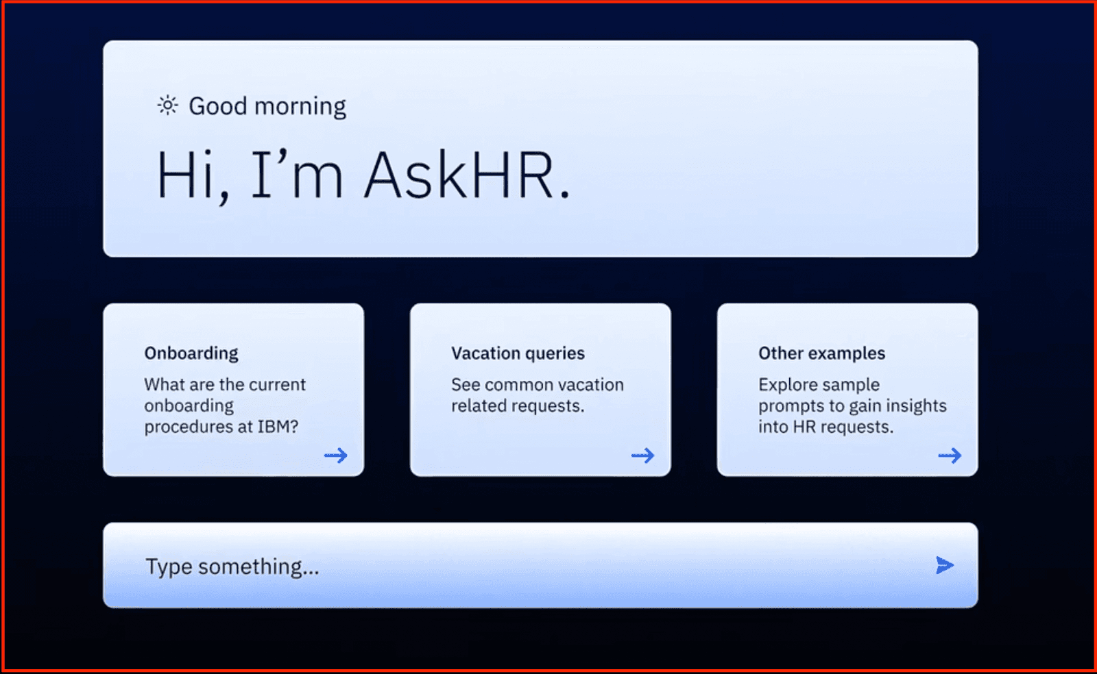Ask-HR Chatbot use case example