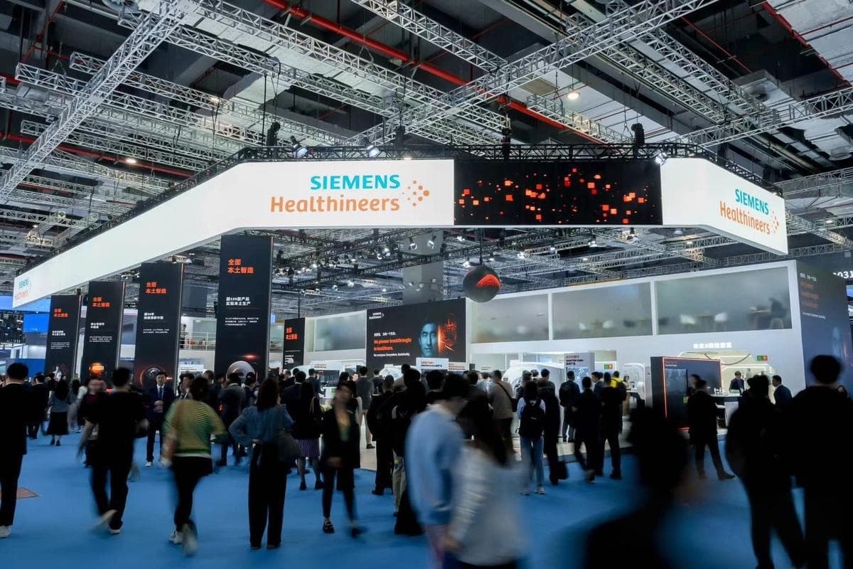 Siemens Healthineers exhibition stand