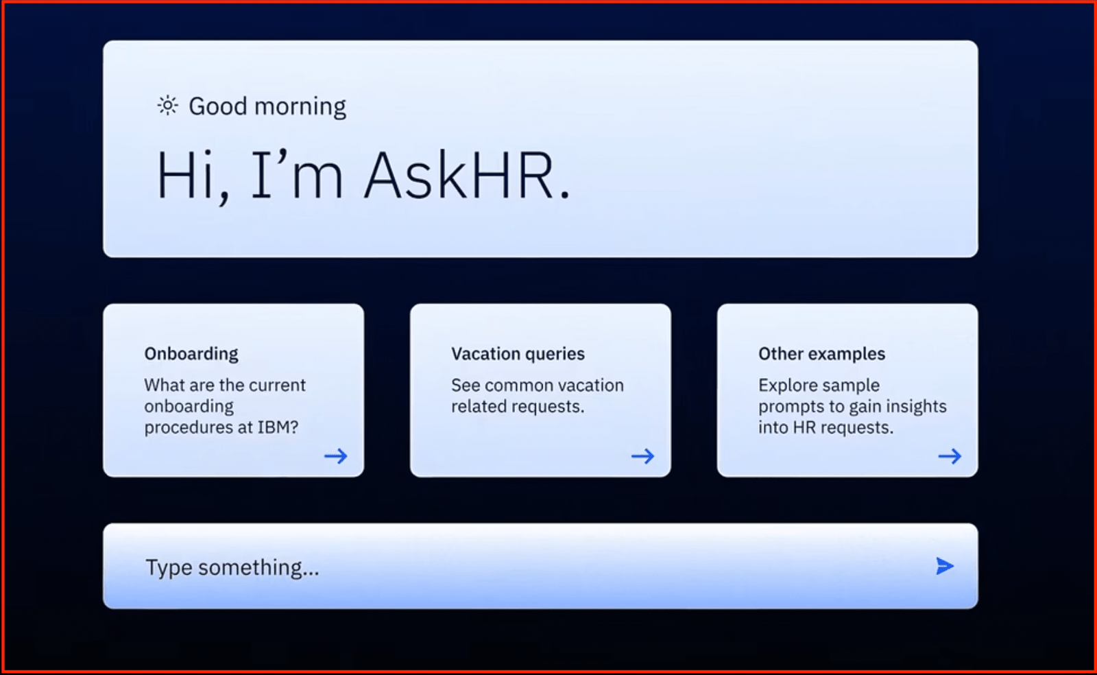Ask-HR Chatbot use case example